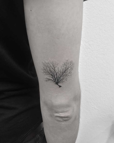 Sea fan tattoo by Oliver Whiting inked on the right arm Sea Fan Tattoo, Sea Anemone Tattoo, Algae Tattoo, Anemone Tattoo, Seashell Tattoo, Related Tattoos, Seashell Tattoos, Green Tattoos, Marine Science