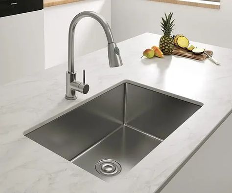 Types Of Kitchen Sink Best Sinks For Kitchen, Sinks For Kitchen, Sinks Design, Sink Decoration, Sink Styles, Top Mount Sink, Bathroom Sink Ideas, Kitchen Basin Sink, Cast Iron Kitchen Sinks