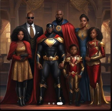 Black Superwoman, Black Gods, African Superhero, Black Superman, Superman Pictures, Black Heroes, Black Superheroes, Book Reference, Superman Artwork