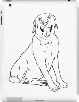 Lab Drawing, Lab Chocolate, Dogs Watercolor, Dog Drawing Tutorial, Drawing Ipad, Labrador Retriever Art, Dog Watercolor Painting, Funny Dog Faces, Lab Black