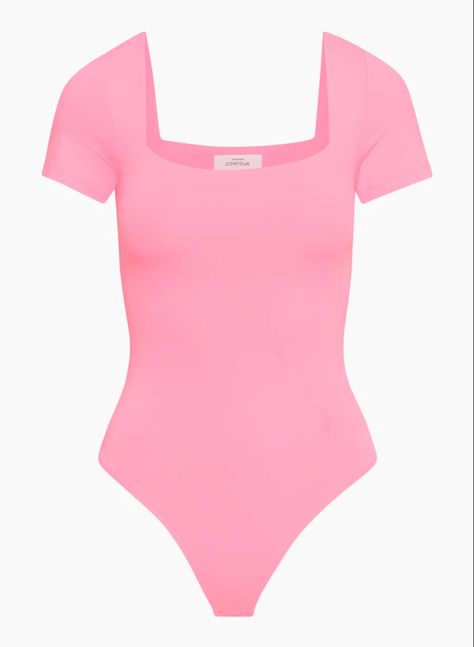 Light Pink Bodysuit, Pink Bathing Suits, Bodysuit Tops, Effortlessly Chic Outfits, Body Suit Outfits, Pink Bodysuit, Aritzia Babaton, Cute Preppy Outfits, Character Outfits