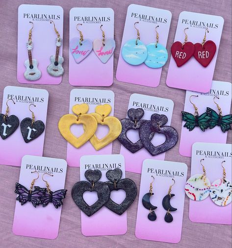 GIVEAWAY!!! CALLING ALL EARRING LOVERS & SWIFTIES! To celebrate the launch of my new earring collection and website, you & a friend could win yourselves one of our Taylor Swift inspired earring sets! These are all hand crafted & painted by me!💗 To Enter - Follow us - Share this post to your story - Tag a friend The more entries, the higher chance of you winning! Last date to enter is Sunday 4th August! Good luck✨ Taylor Swift Earrings, Ours Taylor Swift, Photos Of Taylor Swift, Taylor Swift Inspired, Earring Sets, Earring Collection, Last Date, Tag A Friend, Earrings Collection