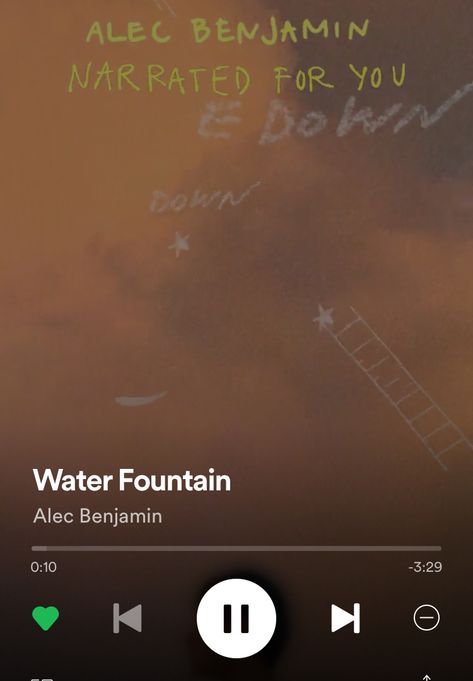 Water Fountain, Songs, Water