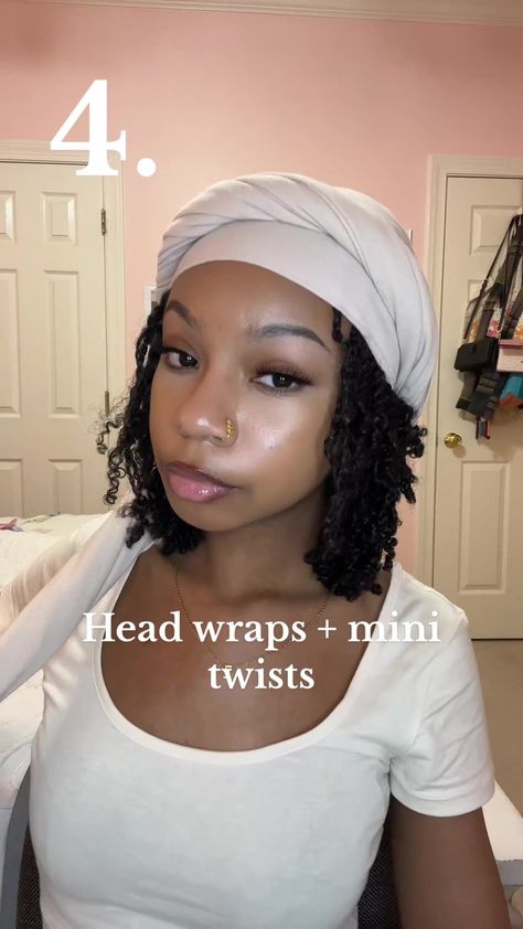 Mini Twist Hairstyles, Hair Thread, Mini Twists Natural Hair, Hair Threading, Twist Hairstyle, Head Wrap Styles, Instagram Theme Feed, Mini Twists, Head Hair