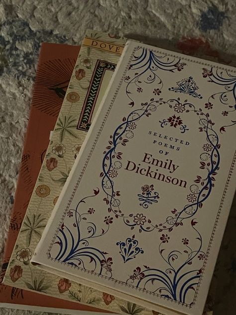 Emily Dickinson Book Cover, Emily Dickinson Book, Emily Dickinson Books, Poetry Book Cover, Pretty Books, Book Bucket, Reading Motivation, Ancient Books, Inspirational Books To Read