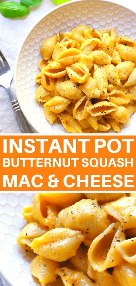 Cheesy Butternut Squash, Butternut Squash Mac And Cheese Recipe, Instant Pot Butternut Squash, Squash Mac And Cheese, Butternut Squash Mac, Frozen Butternut Squash, Butternut Squash Mac And Cheese, Squash Pasta, Roasted Butternut Squash Soup