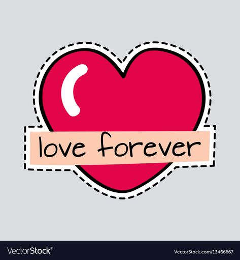 Love Vector Illustration, Decoration For Valentines Day, Valentines Toppers, I Love You So Much Quotes, Lovely Stickers, Love Vector, Night Sky Painting, Love Symbol, Blog Backgrounds