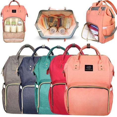 awesome 2017 Waterproof Mummy Bag Baby Maternity Diaper Nappy Large Changing Travel Bags   Check more at http://harmonisproduction.com/2017-waterproof-mummy-bag-baby-maternity-diaper-nappy-large-changing-travel-bags/ Pink Diaper Bag, Nappy Backpack, Dad Diaper Bag, Designer Diaper Bag, Mummy Bag, Large Travel Bag, Mom Bags, Nappy Bag, Backpack Travel