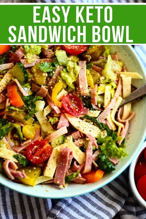 Keto Bowls, Keto Sandwich, Low Carb Sandwiches, Keto Main Dishes, Low Carb Recipes Keto, Keto Salads, Food Low Carb, Baking Soda Beauty Uses, Keto Diet Food