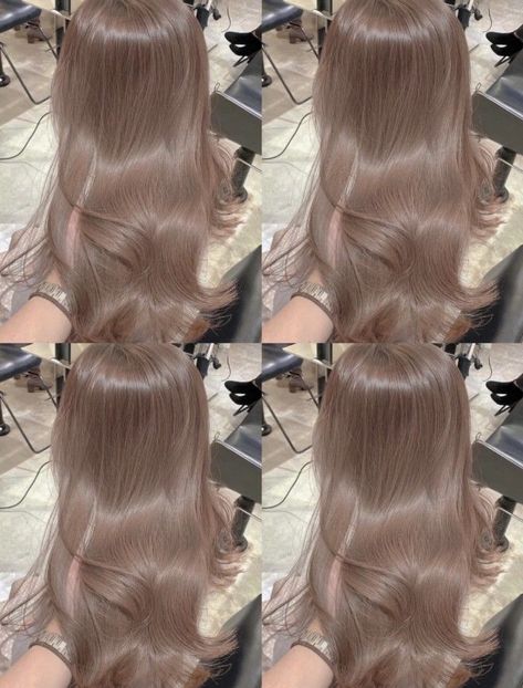 Beige Hair Color, Beige Hair, Korean Hair Color, Hair Color Underneath, Ash Hair Color, Hair Milk, Theme Pictures, Hair Color Streaks, Pretty Hair Color