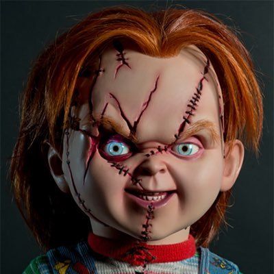 Chucky Face, Red Head Halloween Costumes, Fake Video Call, Seed Of Chucky, Chucky Makeup, Chucky Tattoo, Fake Video, Chucky Halloween, Doll Face Paint