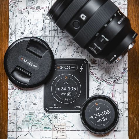 Bringing precision to your passion, our lens indicator labels are designed to integrate seamlessly with your gear as if they were a part of the original lens system.⁠ ⁠ Crafted with meticulous attention to detail, these labels enhance the professional appeal of your equipment, making it easier than ever to identify the right lens at a glance.⁠ ⁠ Whether switching lenses on the go or packing for a shoot, our Field Made Co indicator labels, showcased here on Sony lens caps, ensure your workflow... Labels Idea, Sony Lens, Lens Caps, At A Glance, Taking Pictures, Camera Photo, The Professional, Cameras, The Go