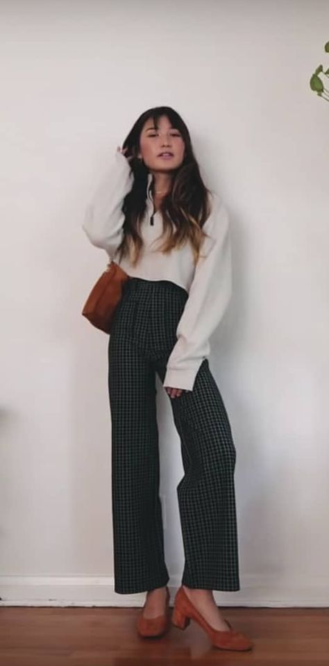 Casual Workwear Winter, Indie Interview Outfit, Casual Office Outfits Gen Z, Aesthetic Work Clothes Women, Psychologist Outfit Aesthetic, Academic Casual Outfit, Business Casual Female Outfits, Thrifted Business Outfits, Tech Women Outfits