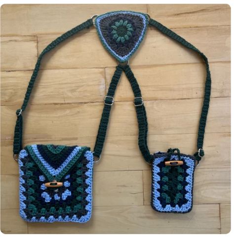 Holster Bag Pattern, Crochet Harness, Shoulder Holster Bag, Crochet Ocean Animals, Harness Bag, Shoulder Holster, Shoulder Harness, Crochet Belt, Holster Bag