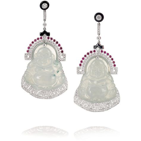 Lydia Courteille Buddha 18-karat white gold multistone earrings (135,195 CNY) ❤ liked on Polyvore featuring jewelry, earrings, jewelry - earrings, white, white earrings, carved jewelry, white gold jewelry, 18k white gold jewelry and 18k white gold earrings Buddha Earrings, Lydia Courteille, Zen Buddha, Jade Jewellery, Ear Drops, Red Sapphire, Jewelry Editorial, Chinese Jade, Wood Jewelry