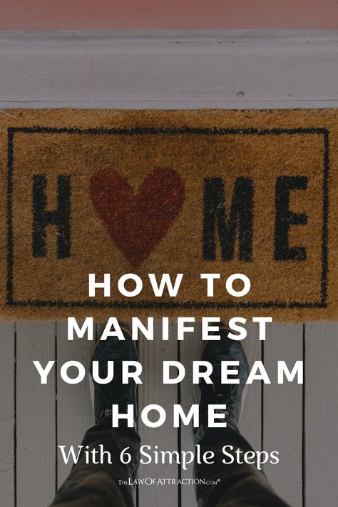 How To Manifest A House, Manifesting House Affirmations, Manifest A New Home, Manifest New Home, Manifesting A New Home, New Home Manifestation, Buy A House Vision Board, Manifesting A House, Manifest A House