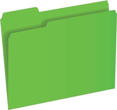 Amazon.com : The File King 1/3 Cut Green File Folders Letter Size - 100 Pack | Colored Manilla Folders 8.5 x 11 | USA Made | Assorted 3 Tab Manila File Folder | Office Supplies | Eco-Friendly : Office Products Folder Illustration, Green Folder, File Folders, File Folder, Office Products, Letter Size, Manila, Office Supplies, The 100