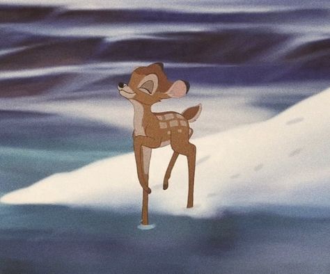 A Deer, A Cartoon, The Snow, Deer, Disney, On Instagram, Instagram