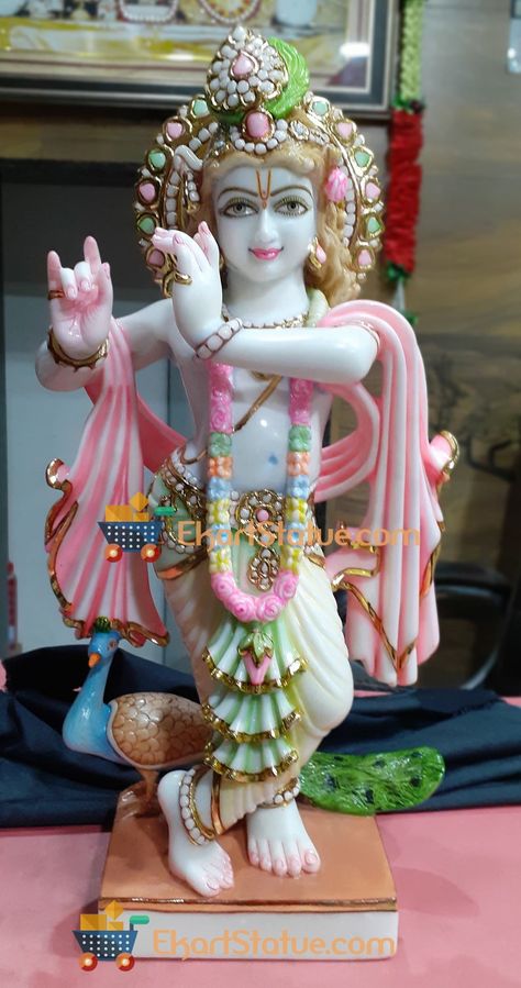 Radhe Krishna Murti, Radha Krishna Murti, Krishna Murti, Iskcon Krishna, Marriage Anniversary Gifts, Radha Painting, Good Night Love Images, Krishna Statue, Baby Krishna