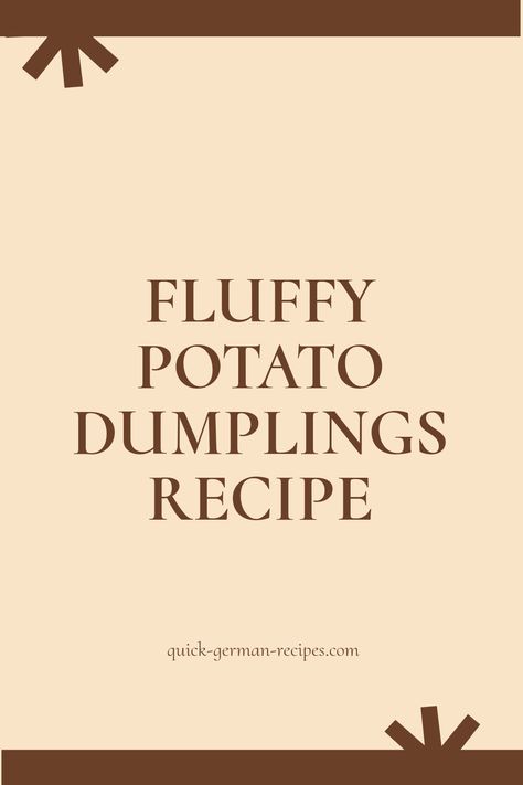 Dumpling lovers, rejoice! Dive into this light and fluffy potato dumplings recipe that your taste buds will thank you for! This easy-to-follow guide gives you the exciting twist of cooking with already prepared potatoes instead of raw ones, making them lighter on your stomach. Perfect for all occasions, these tasty dumplings are a comfort food classic! So grab your apron and flour, and let’s churn out batch after batch of fluffy goodness that pairs beautifully with your favorite gravy. Take your dinner game up a notch with these delightful dumplings! Potato Dumplings Recipe, Potato Dumpling Recipe, Dinner Games, Cream Of Wheat, German Potato, German Potatoes, Raw Potato, Potato Dumplings, Grated Potato