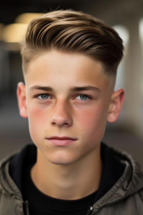 Slick Back Boy Haircut, Teenage Boys Haircuts 2024, Teen Boy Haircuts Short, Teenage Boys Haircut Long On Top, Teen Boy Haircuts Straight Hair, Boys Haircuts Curly Hair, Cooper Hair, Boys Fade Haircut, Teen Haircuts