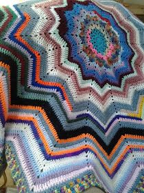 Crochet Ripple Afghan Pattern, Crochet Star Blanket, Ripple Afghan Pattern, Crochet Ripple Afghan, Crochet Ripple Pattern, Crochet Ripple Blanket, Free Baby Blanket Patterns, Ripple Afghan, Crochet Square Blanket