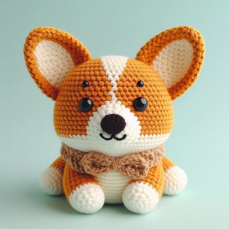 10 Supercute Amigurumi Dog FREE Crochet Patterns! | Swecraftcorner Seamless Color Change Amigurumi, Crochet Corgi Pattern Free Amigurumi, Free Corgi Crochet Pattern, Crochet Corgi Pattern Free, Crochet Dachshund Pattern Free, Crochet Pomeranian, Corgi Crochet Pattern Free, Corgi Crochet Pattern, Free Crochet Dog Patterns