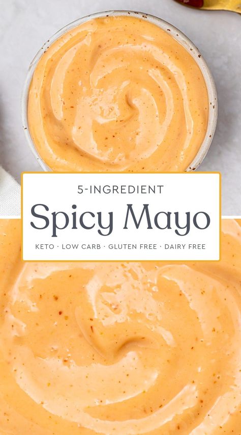 Spicy Mayo Sauce, Spicy Mayo Recipe, Spicy Sandwich, Salads Bowls, Mayo Sauce, Mayonnaise Recipe, Vegan Mayonnaise, Spicy Mayo, Favorite Comfort Food