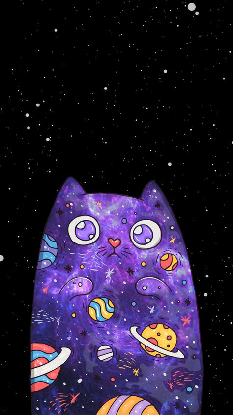 Cat Phone Wallpaper, Shutter Stock, Iphone Wallpaper Landscape, Purple Cat, Pretty Wallpapers Backgrounds, Cat Wallpaper, Kawaii Wallpaper, Anime Scenery Wallpaper, Cute Wallpaper Backgrounds