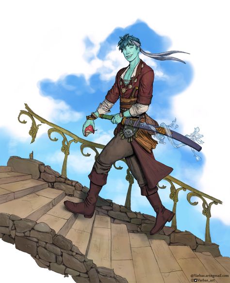 Dnd Romance, Water Genasi, D D Character Ideas, Dungeons And Dragons Characters, Dnd Art, Character Ideas, Dnd Characters, Character Portraits, Fantasy Character Design