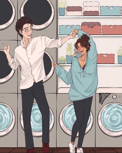 Lucky 👻 on Instagram: “#repost from @acobaf 🥺💞🙏🏻 the doodle of the laundry scene I drew for them. So much fun drawing this and working with them 🙏🏻😍🥰…” Grace And Hudson, Vegas Quotes, Crave Series, Sarah J Maas Books, Witch Books, Favorite Book Quotes, Nerdy Girl, World Of Books, The Twilight Saga