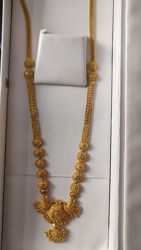 Not impressed, would not recommend undefined undefined undefined Gold Jewels Design Long Necklace, Papidibilla Designs Gold, Aaram Design Gold, Long Chain Designs Gold, 40grams Gold Haram, Fashion Jewelry Necklaces Gold, Haram Designs, Gold Jewels Design, Gold Jewelry Outfits