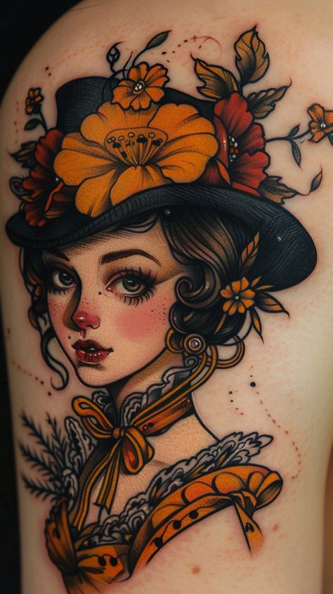 Image showcase supervised By ThetaCursed, License: CC BY-NC 4.0 Tattoo Of A Woman, Lady Face Tattoo, Drawing Women, Art Flash, Lady Face, Face Tattoo, Woman Drawing, Skin Art, Tattoo Inspo