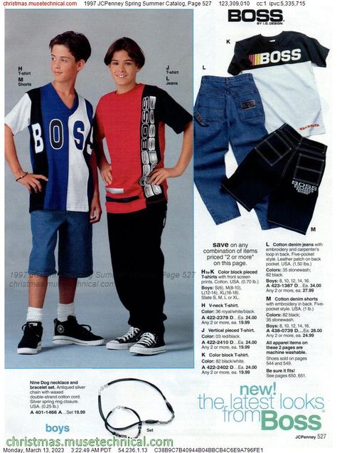 1997 JCPenney Spring Summer Catalog, Page 527 - Catalogs & Wishbooks 90s Fashion Catalog, 90s Early 2000s Fashion, Vintage Catalog, Y2k Mens, 90s Clothing, 2000s Clothes, Early 2000s Fashion, Fashion Catalogue, Hipster Fashion