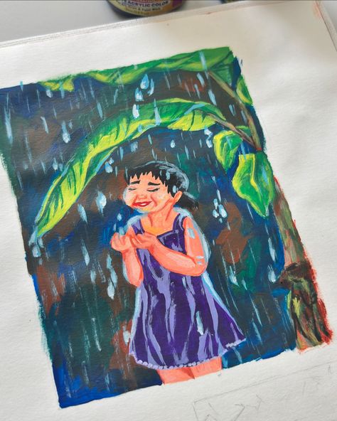 The Indian monsoon love🌧️🥰 My entry for #monsoonwithflash @flashpaints_official Sketchbook @anupam Paints @flashpaints_official [art series, artwork, acrylic artwork, monsoon season, mist, rain, heart, memories] #monsoonart #monsoon☔ #rainart #loverain #monsoonseason #artseries #artworkoftheday #rainymist #mist #acrylicartwork #artistlife #artistsupportartist #artlife🎨 #iamart #anupamstationery #flashpaintsofficial #spreadart #realistart Indian Monsoon, Series Artwork, Monsoon Season, Artwork Acrylic, Rain Art, Student Drawing, Love Rain, Acrylic Artwork, Artist Life