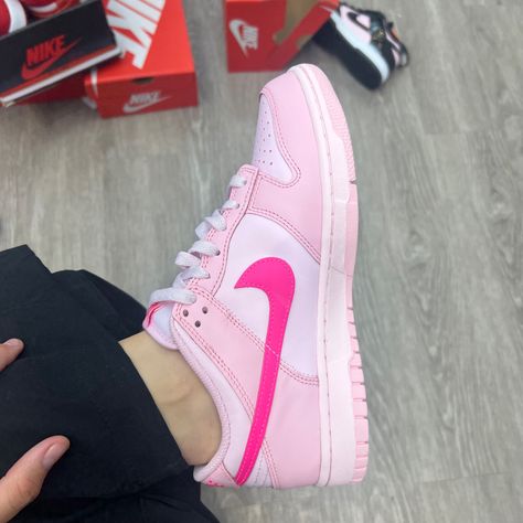 Barbie Dunks, Dunk Low Nike, Pink Barbie, Nike Pink, Tennis Skirt, Dunk Low, Dream Life, Tennis, Nike