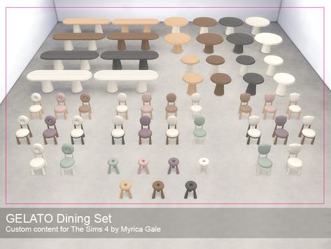 Sims 4 Small Dining Table, Sims 4 Round Table, Small Dining Table, Cc Sims, Breakfast Table, Ts4 Cc, Electronic Art, Sims 4 Cc, The Sims Resource