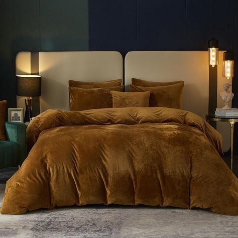 PRICES MAY VARY. Exceptional Comfort with Premium Velvet: Our Crystal Velvet duvet cover set offers a luxurious escape into the world of comfort. The front and back of this duvet cover set are made from the same 100% premium durable velvet, providing a soft, warm and breathable experience,adding an extra layer of softness and warmth. Enjoy a cozy night's sleep that feels like being enveloped in a fluffy cocoon. Elegant and Luxurious Appearance: Crafted with special attention to detail, our velve Velvet Duvet Cover, Flannel Duvet Cover, Velvet Duvet, King Duvet Cover Sets, Full Duvet Cover, Down Comforter, Crib Bedding Sets, Duvet Covers Twin, Comforter Cover