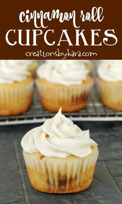 Gourmet Cupcake Flavor Ideas, Cinnamon Roll Cupcake, Gourmet Cupcake Recipes, Cinnamon Roll Cupcakes, Homemade Cinnamon Roll, Cinnamon Cupcakes, Cream Cheese Cupcakes, Moist Cupcakes, Cinnamon Cream Cheese