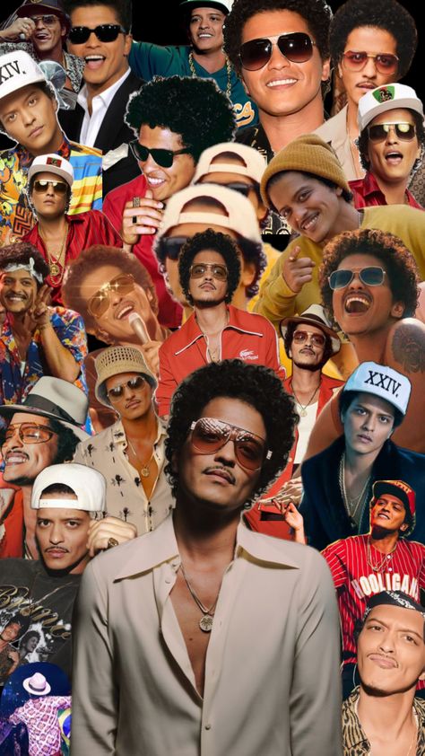 Bruno Mars #brunomars Sza Collage Wallpaper, Mars Wallpaper, Celebrity Wallpapers, Bruno Mars, Fav Celebs, Arctic Monkeys, Cutie Patootie, Lady Gaga, Mars