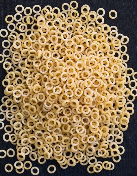 Anelli Pasta Rings Spaghettios Recipe, Homemade Spaghettios, Tiny Pasta, Healthy Spaghetti, Chocolate Peanut Butter Brownies, Blender Muffins, Homemade Spaghetti, Vegan Mac And Cheese, Small Pasta