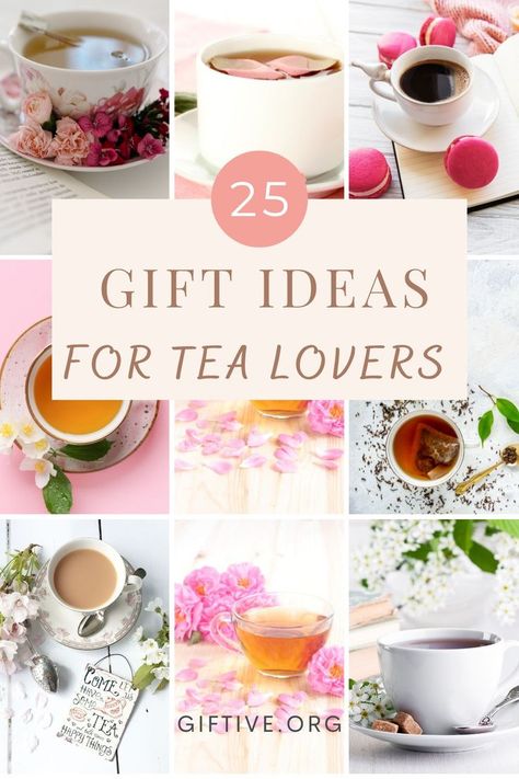 Find the perfect tea themed gift in our list of 25 gift ideas for tea lovers. Happy gifting! Ideas For Tea, 25 Gift Ideas, Christmas Gifts For Teen Girls, Love Tea, Cool Gifts For Women, Tea Lovers, Best Gifts For Men, Find People, Gift List