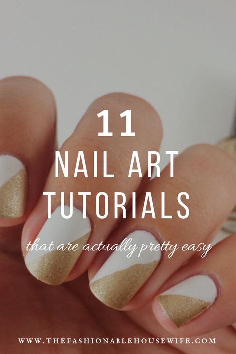 Easy Diy Nails For Beginners, Nail Design Pattern, Glue In Nails, Simple Nail Art How To, Gel Nail Art Beginners, Easy Nail Art How To, Nail Art Designs How To, How To Do Simple Nail Designs, Easy Design Nails For Beginners