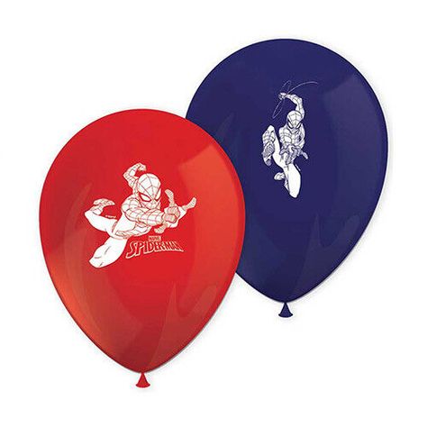 No party is complete without the balloons! Our Spider-Man balloons are great for spreading across a celebration, grouping together or using as part of a balloon arch. Sold: Pack of 8 Approx inflated size: 28cm / 11 in Material: Latex Helium Cubic Capacity per Balloon: 0.0141m³ Helium Cubic Capacity per Pack: 0.1128m³ These balloons can be filled with helium OR air! Requires helium gas inflation for a floating effect. Air-filled balloons stay grounded and make wonderful additions to balloon arches or displays without the use of helium. Helium gas cylinders, ribbon and balloon weights sold separately. Balloons delivered flat. Filled Balloons, Helium Gas, Balloon Pictures, Balloon Arches, Balloon Weights, Stay Grounded, Balloon Arch, Latex Balloons, The Balloon