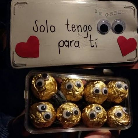 Regalos hechos a mano que puedes darle a tu amorcito en el intercambio Valentines Day Gifts For Him Creative, Pinterest Valentines, Roses Valentine, Creative Gifts For Boyfriend, Creative Diy Gifts, Best Valentine's Day Gifts, Boyfriend Diy, Relationship Gifts