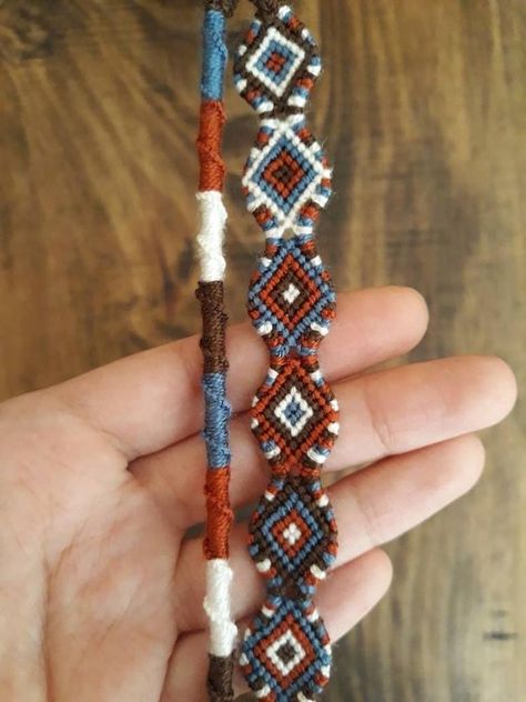 Traditional Beaded Friendship Bracelets, Bohemian Braided Bracelets As Gift, Bohemian Brown Woven Braided Bracelets, Brown Bohemian Braided Bracelets, Brown Bohemian Braided Bracelet, Bohemian Weaving Bracelets For Beach, Bohemian Woven Bracelets For Beach, Hippie Handwoven Friendship Bracelets As Gifts, Bohemian Woven Friendship Bracelets As Gift