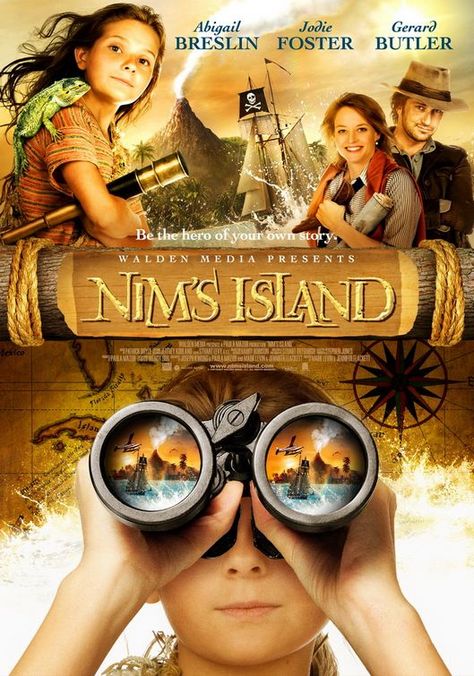 Nims Island, Gerard Butler Movies, Island Movies, Movies 2014, Kids' Movies, Family Movie Night, Family Movies, Movie Props, About Time Movie