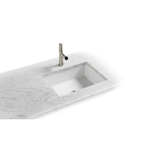 KOHLER Verticyl Vitreous China Undermount Bathroom Sink with Overflow Drain in White with Overflow Drain Beautiful Bedside Tables, Sink Decor, Undermount Bathroom Sink, Powder Room Design, Nautical Bathrooms, Target Home Decor, Home Decor Quotes, Hippie Home Decor, Sink Top