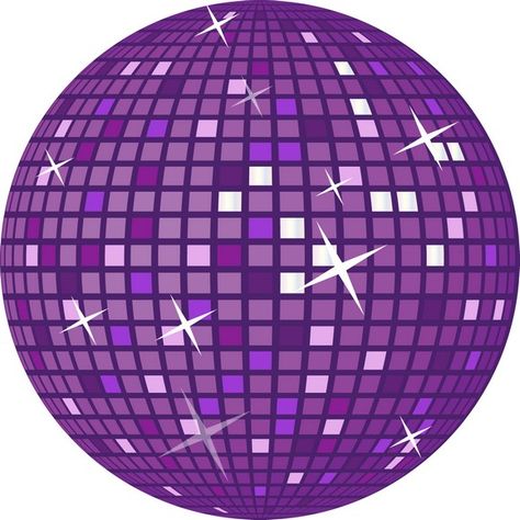 Disco Ball | Purple Retro Disco Ball Vector Art Disco Ball Vector, Sorority Signs, Rock And Roll Birthday Party, Retro Disco Ball, Mirror Disco Ball, Ball Vector, 심플한 그림, Purple Retro, Ball Png