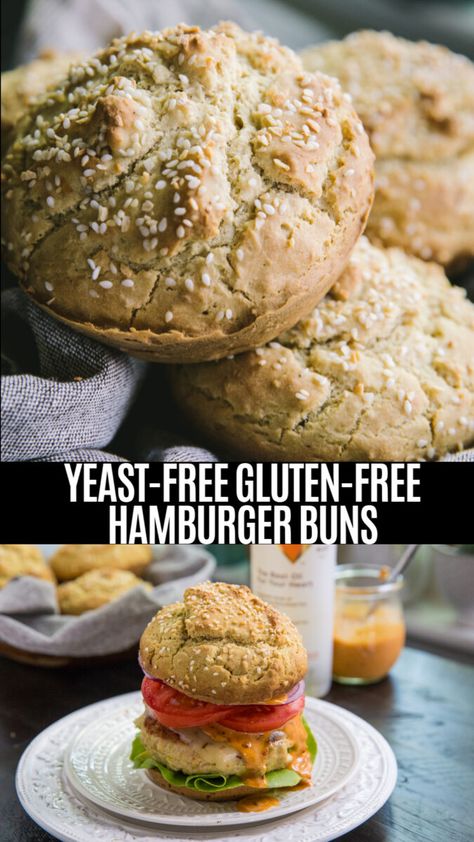 Gluten Free Hamburger Buns Recipe, Paleo Hamburger Buns, Paleo Buns, Gluten Free Hamburger Buns, Gluten Free Hamburger, Healthy Breads, Paleo Menu, Hamburger Bun Recipe, Everyday Dinners